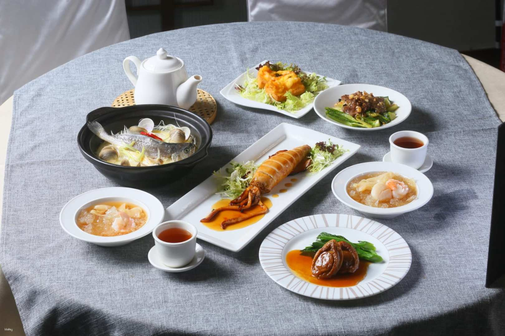 Yunhaihui｜Xiqing Science Park｜Xiqing Xianjing｜Feihuangtengda Fortune Star 8-course feast｜22 lucky dried abalone with pomelo peel｜Dine-in recommendation 2025 - Photo 1 of 7